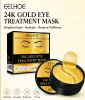 24K Gold Hydrating Eye Patches, Collagen & Hyaluronic Acid Eye Masks for Moisturizing & Brightening