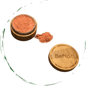 BeNat Vegan Loose Blush with Bamboo Refill Case