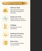 24K Gold Hydrating Eye Patches, Collagen & Hyaluronic Acid Eye Masks for Moisturizing & Brightening