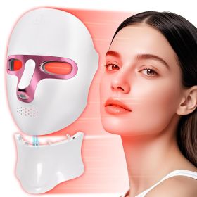 7-Color LED Face and Neck Light Therapy Set