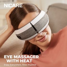 NICARE Heated Eye Massager for Eye Strain and Sleep